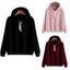 Áo Hoodie Hip-hop Unisex Nam Nữ Áo Chui Đầu Thời Trang Màu Trơn Cho Thanh Thiếu Niên