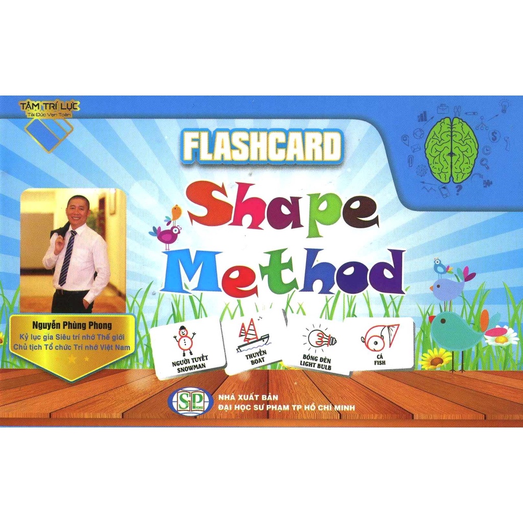 Sách Flashcard 100 Số Shape Method (Luyện Siêu Trí Nhớ) Shopee