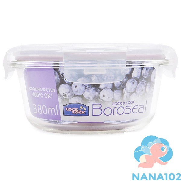 tô, hộp thủy tinh đựng thức ăn ( thố) lock and lock 380ml, 600ml, 650ml ...