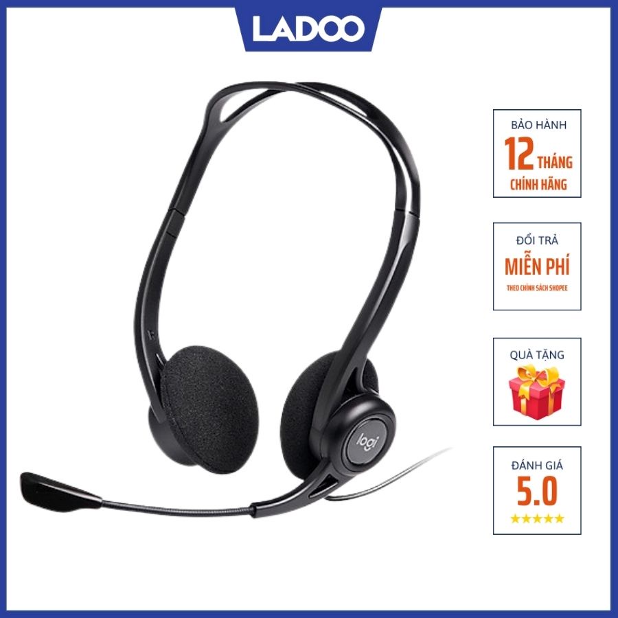 Tai nghe Logitech H370 - Bảo hành chính hãng 12 tháng | Shopee Việt Nam