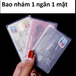 Combo 2 Bao Nhựa PVC Trong Suốt Dùng Đựng Thẻ, Bảo Vệ Thẻ Căn Cước, Bằng Lái Xe, Thẻ Ngân Hàng ...