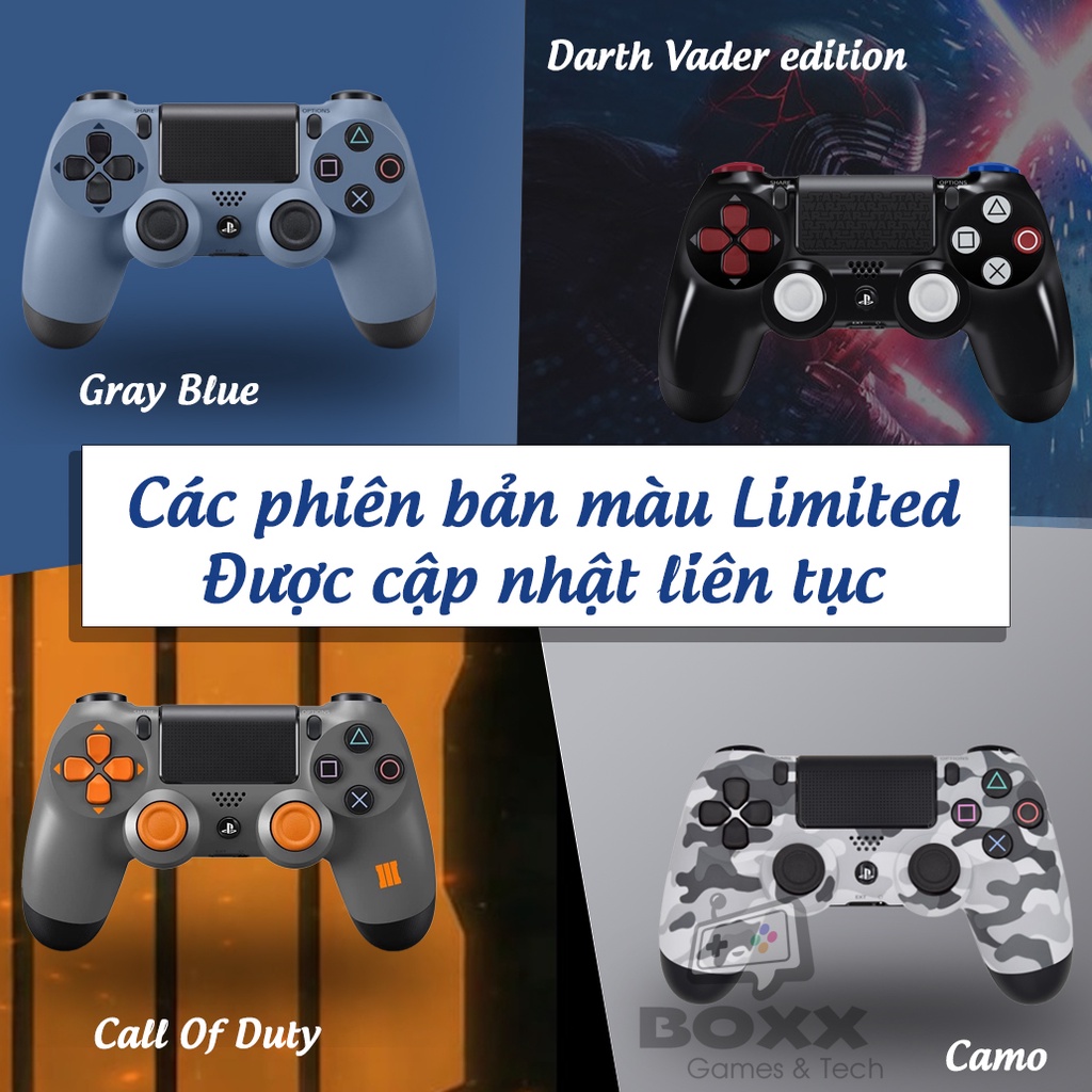 Tay cầm PS4 chính hãng 2nd màu limited, tay cầm ps4 dualshock kèm quà tặng | BigBuy360 - bigbuy360.vn