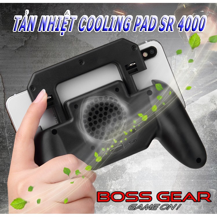 Tản nhiệt dành cho điện thoại Coolingpad SR 4000 ( Kiêm tay cầm hỗ trợ ...
