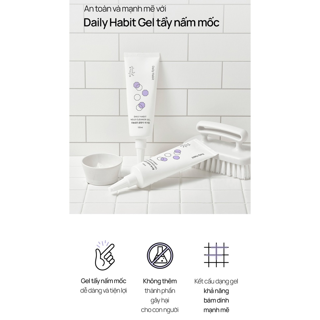 Daily Habit - Review Gel tẩy nấm mốc 120g