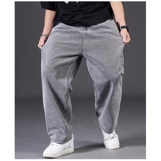 【Plus Size】quần Jean Denim Ống Rộng Thời Trang Đường Phố Hợp Xu Hướng Cho Nam