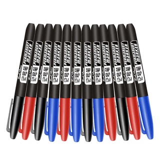 Set 3 bút lông màu đen đỏ xanh chống thấm nước dùng để vẽ tranh