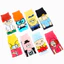 PS1 SpongeBob Tất Một Đấm Nam Ống Cotton Tất Nam Nữ Châu Âu Và Mỹ Thể Thao Giải Trí Thẳng Hoạt Hình