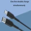 Cáp sạc đa chức năng WU Cáp sạc Micro USB C sang Type C