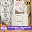 Kệ Mỹ Phẩm Bàn Trang Điểm Mini 2 Ngăn Kéo Tiện Lợi Kèm Gương Tai Mèo 4 Ngăn Sườn Dễ Thương , TÁP ĐẦU GIƯỜNG TRANG ĐIỂM