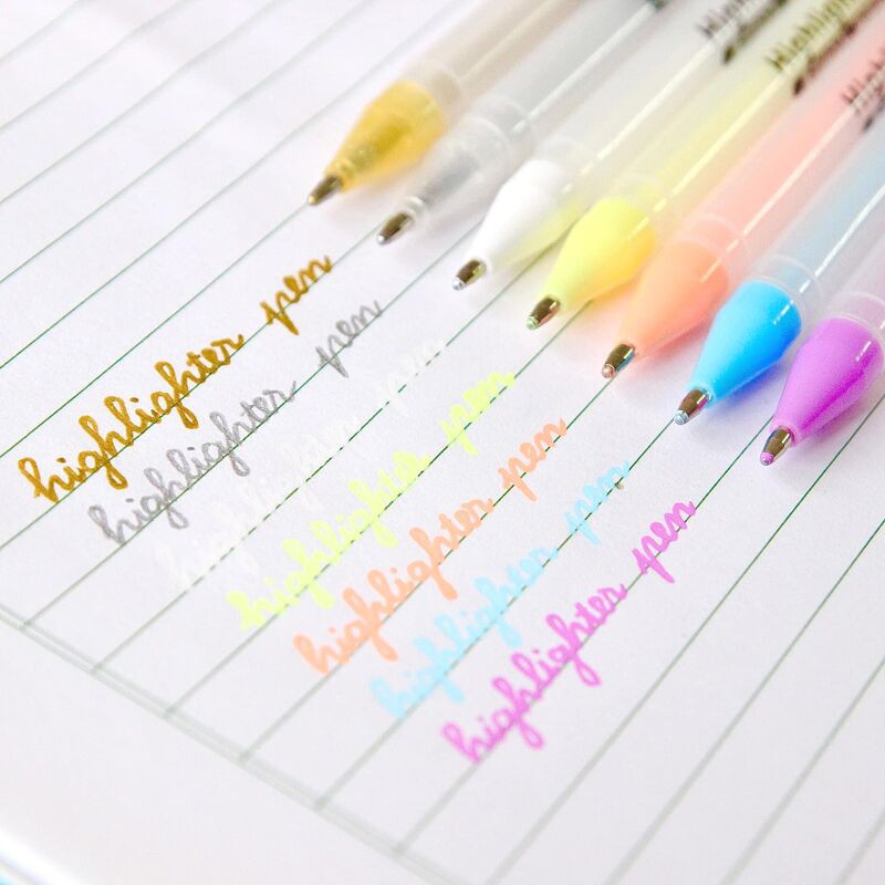 Highlighter Pen - Bút nhũ trang trí (Giao màu ngẫu nhiên)