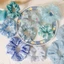 🌺xinyia🌺 Dây buộc tóc, cột tóc vải scrunchies chiffon chấm bi siêu đẹp Orin
