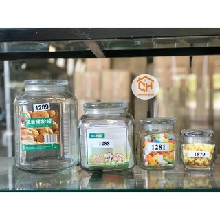 Lọ Đựng Gia Vị Thuỷ Tinh Vuông Có Gioang Kín Chống Ẩm Cam Homeware