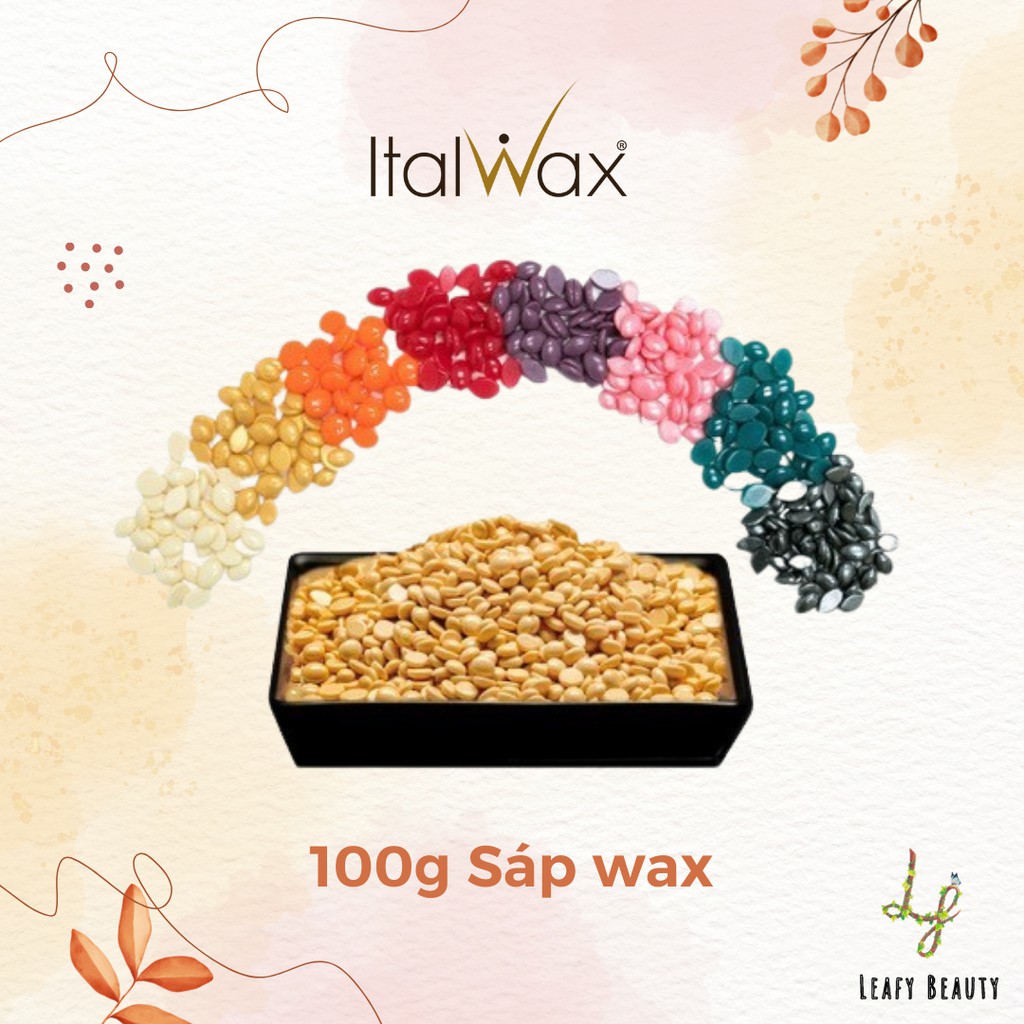 100g Sáp wax lông Italwax - Sáp wax beans không nóng, hạt sáp tẩy lông ...