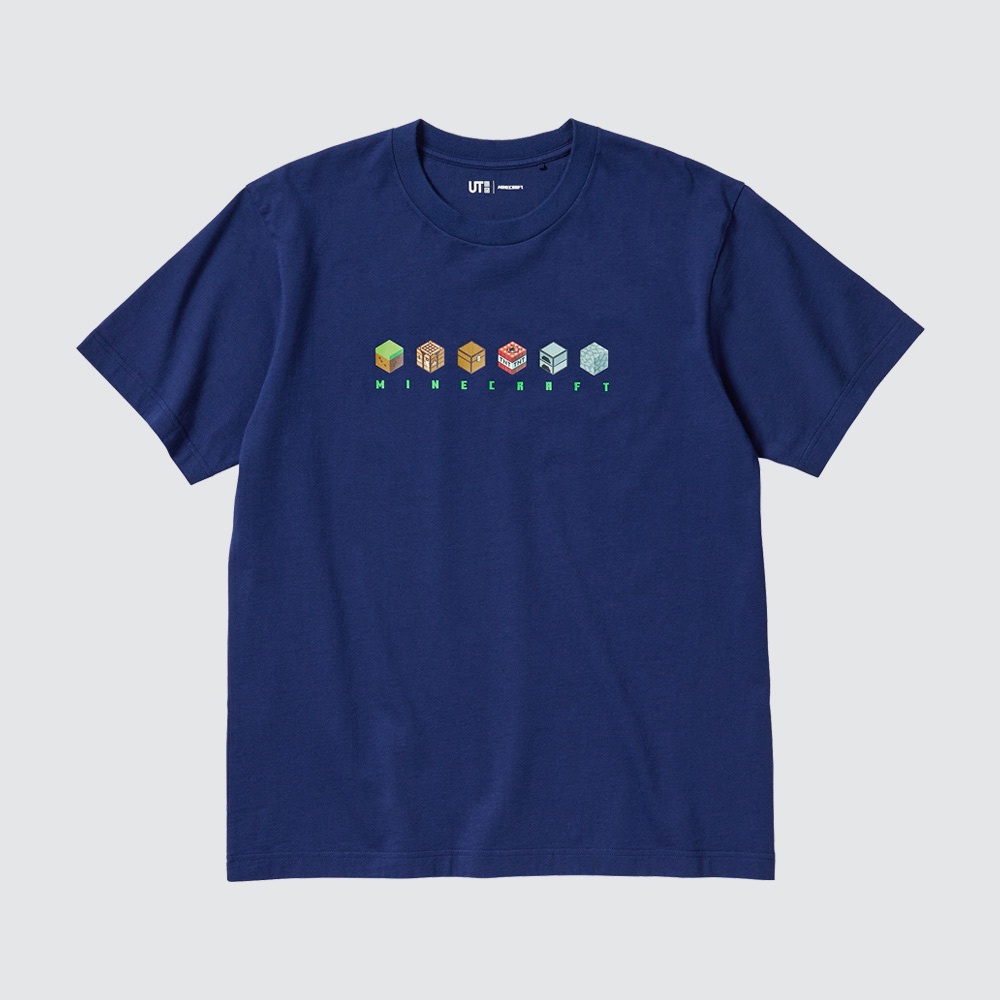 UNIQLO Áo Thun Tay Ngắn In Hình Minecraft Thời Trang Unisex 455830 ...