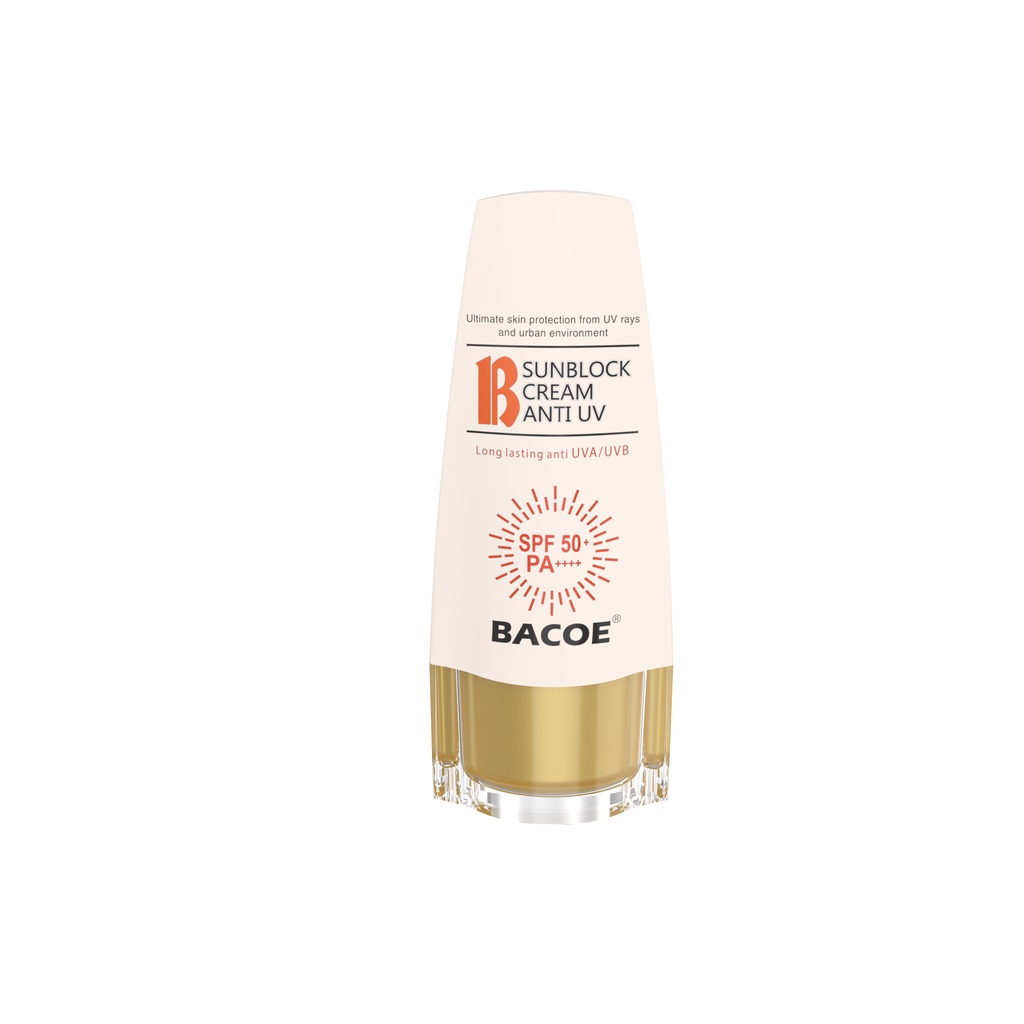 Kem Chống Nắng BB Cream BACOE 50ml SunLock SPF 60+/ PA++++