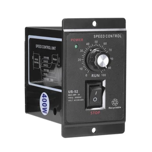 US-52 400W AC220V 50 60Hz Bộ điều khiển tốc độ động cơ một pha AC Bền bỉ