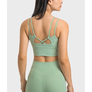 Ribbed Back-Twist Yoga Bra