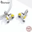 BAMOER Mặt Trang Sức BạC 925 Hình Xe Đạp Độc Đáo BSC136