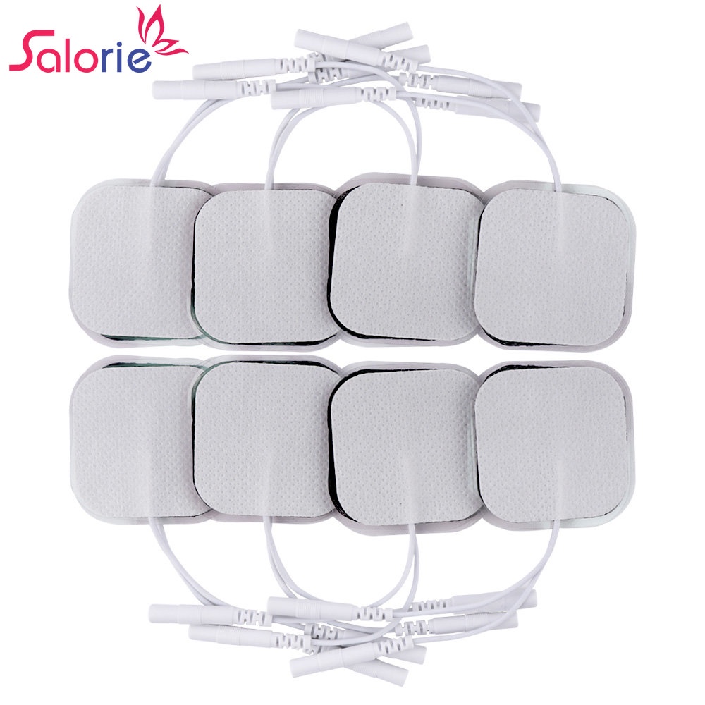 Salorie 4x4cm / 5x5cm Tấm điện cực cho hàng chục điện Máy châm cứu kỹ thuật số Máy mát xa cơ thể Máy kích thích cơ bắp