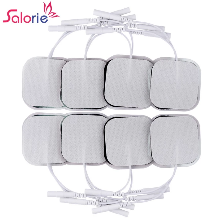 Salorie 4x4cm / 5x5cm Tấm điện cực cho hàng chục điện Máy châm cứu kỹ thuật số Máy mát xa cơ thể Máy kích thích cơ bắp