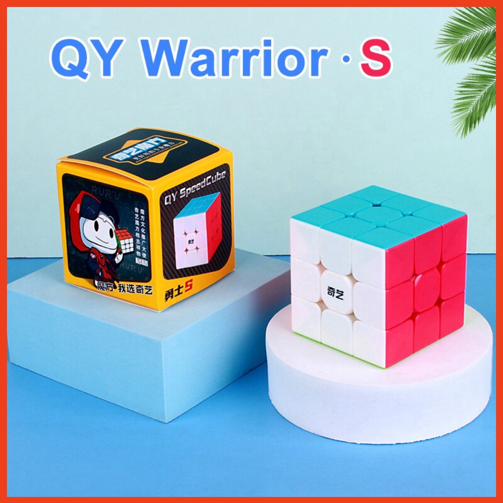 Rubik 3 Tầng QiYi Stickerless – Rubic 3×3 Warrior S