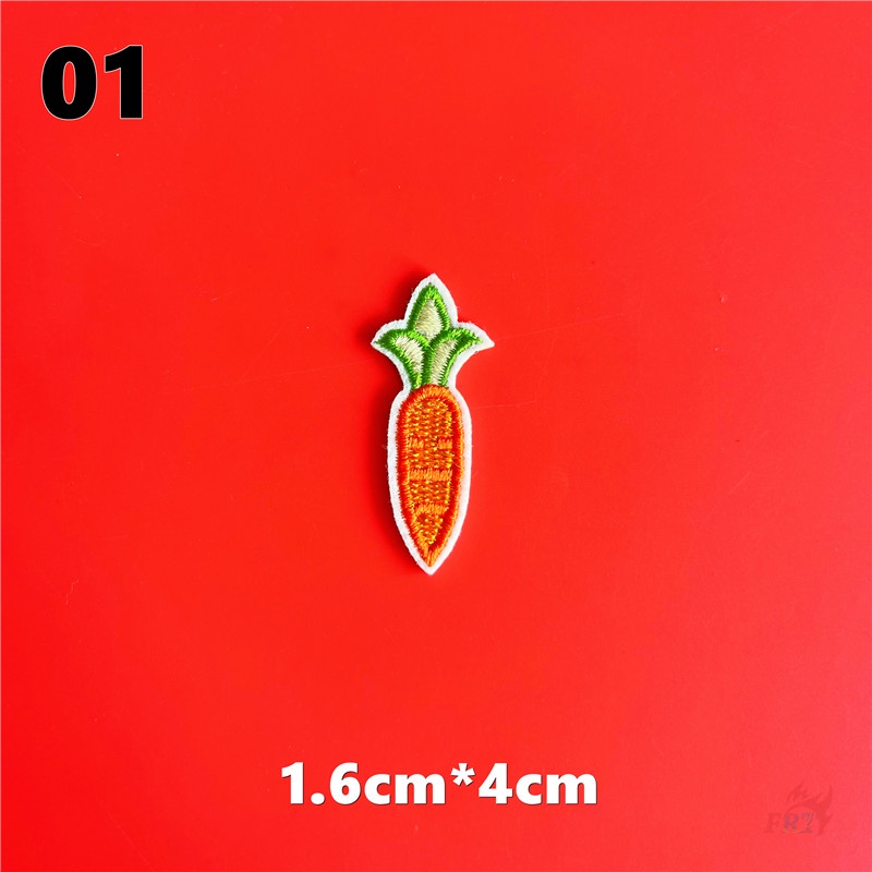 Miếng Dán Ủi Hình Củ Cải / Cà Rốt / Rau Củ / Cải Bắp / Cây Xương Rồng ...