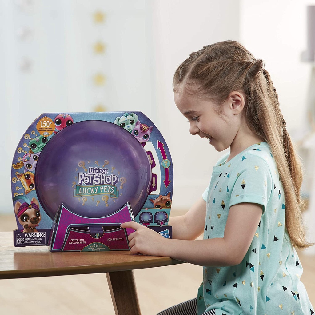 Littlest Pet Shop Thú cưng may mắn Quả bóng pha lê Megapack Đồ chơi thú cưng bất ngờ