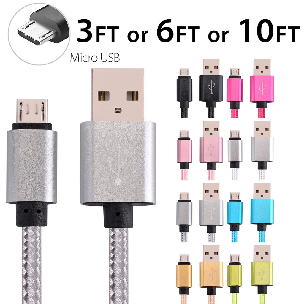 Dây cáp sạc/ truyền dữ liệu cổng micro USB 3.1 sang loại C dài 3/ 6 ...