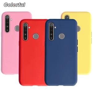 Ốp điện thoại silicon màu trơn cho Realme 5 Pro Realme5 5 Pro Rmx1911 Rmx1971