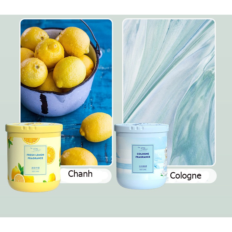 Sáp thơm phòng khử mùi hộp 190gram (Nội địa Trung)