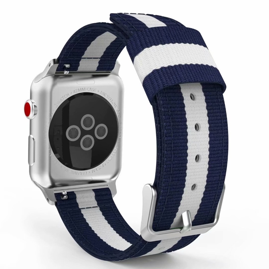 Dây Đeo Vải Dù Thay Thế 44mm 42mm 40mm 38mm Cho Đồng Hồ Thông Minh Apple  watch SE
