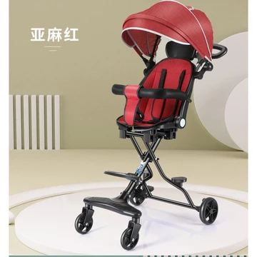 Xe đẩy tạo tác Xe đẩy trẻ em ngồi hai chiều gấp gọn nhẹ Bốn bánh xe đẩy trẻ em/xe đẩy trẻ em gấp gọn nhẹ