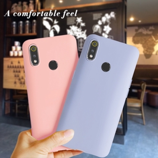 Ốp điện thoại màu trơn thời trang cho Realme3 / Rmx1825 / Realme 3 Pro / Rmx1851