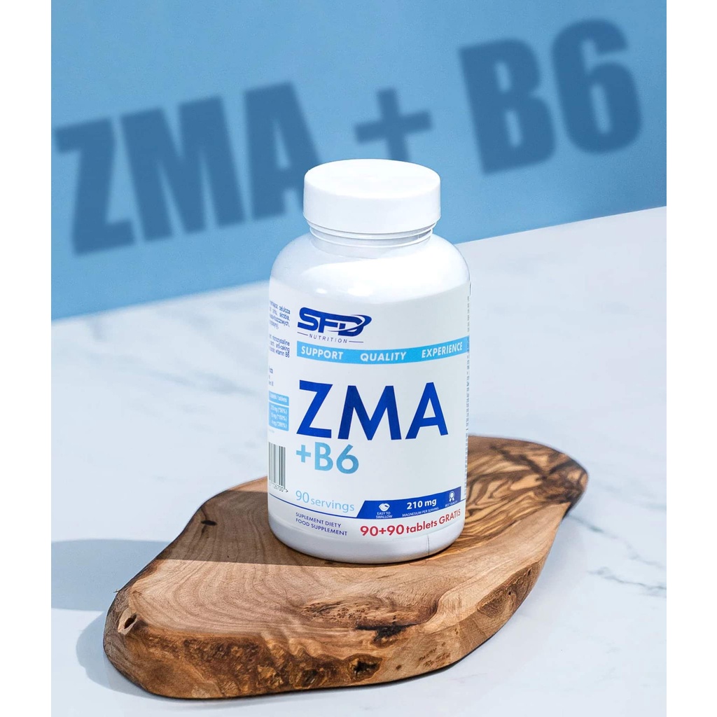 ZMA + VITAMIN B6 (180viên) THƯƠNG HIỆU SFD NUTRITIONHỖ TRỢ TĂNG SỨC ĐỀ