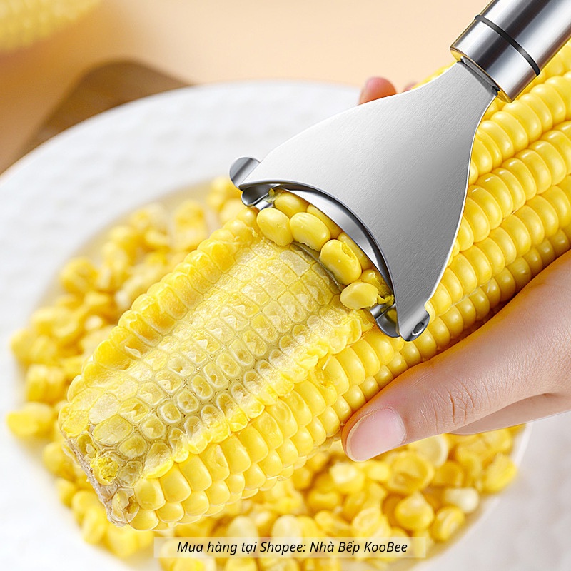 Dụng Cụ Tách Hạt Ngô Inox KOOBEE – Thiết Kế Thông Minh, Tách Hạt Nhanh Gọn, Không Làm Vỡ Hạt (NB63)