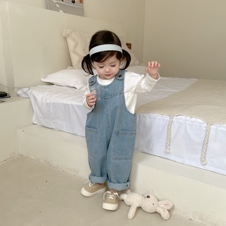 Yếm jean bé trai bé gái Batala kids yếm bò trẻ em DÁNG DÀI, dáng hàn đi học đi chơi cho bé từ 8-24kg YMDAI