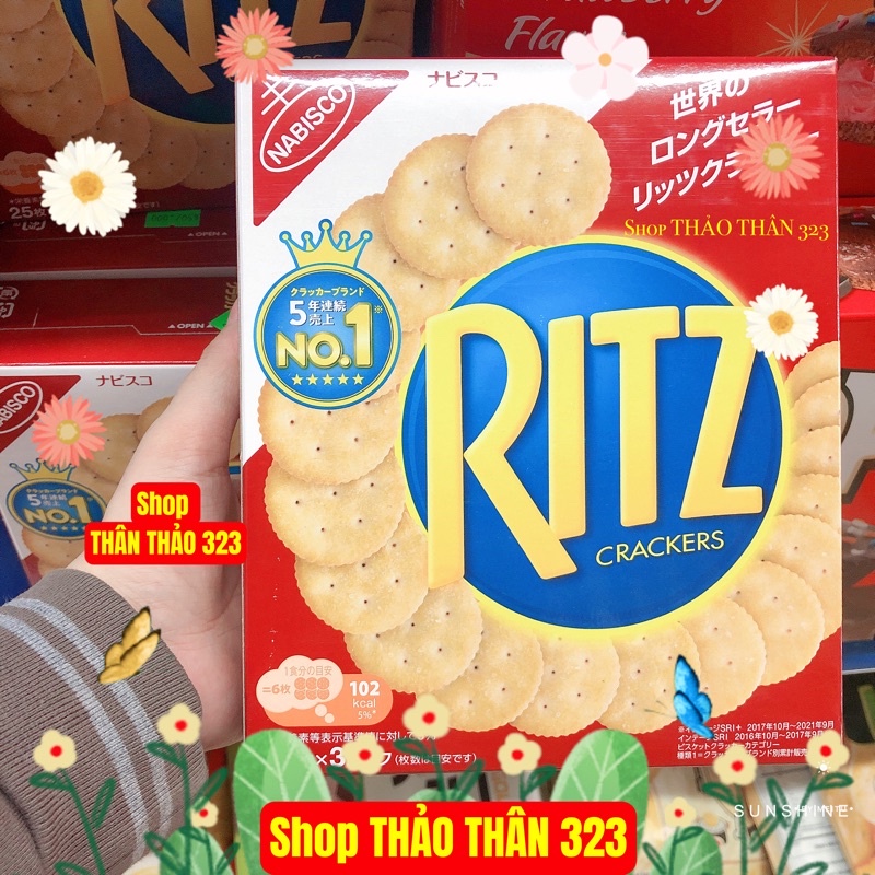 Bánh Quy Mặn Rizt Nhật Bản Có Nhân Phô Mai / Không Nhân | Shopee Việt Nam