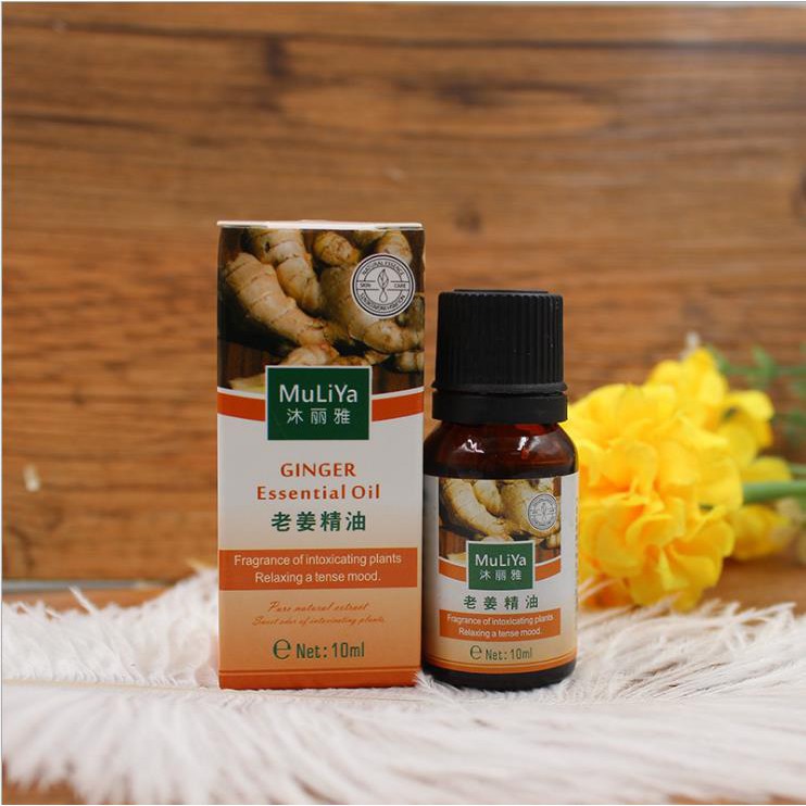 Lọ 10ml tinh dầu gừng,ngải cứu,hoa hồng,lavander