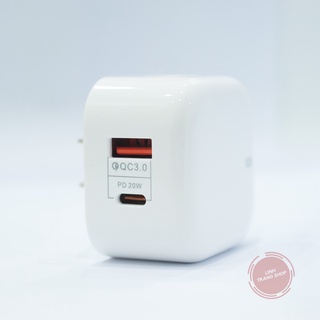 Củ Sạc Nhanh 2 Cổng PD + Quick Charge, Ổn Định, Dành Cho Nhiều Loại Máy(Bảo Hành 1 Năm)