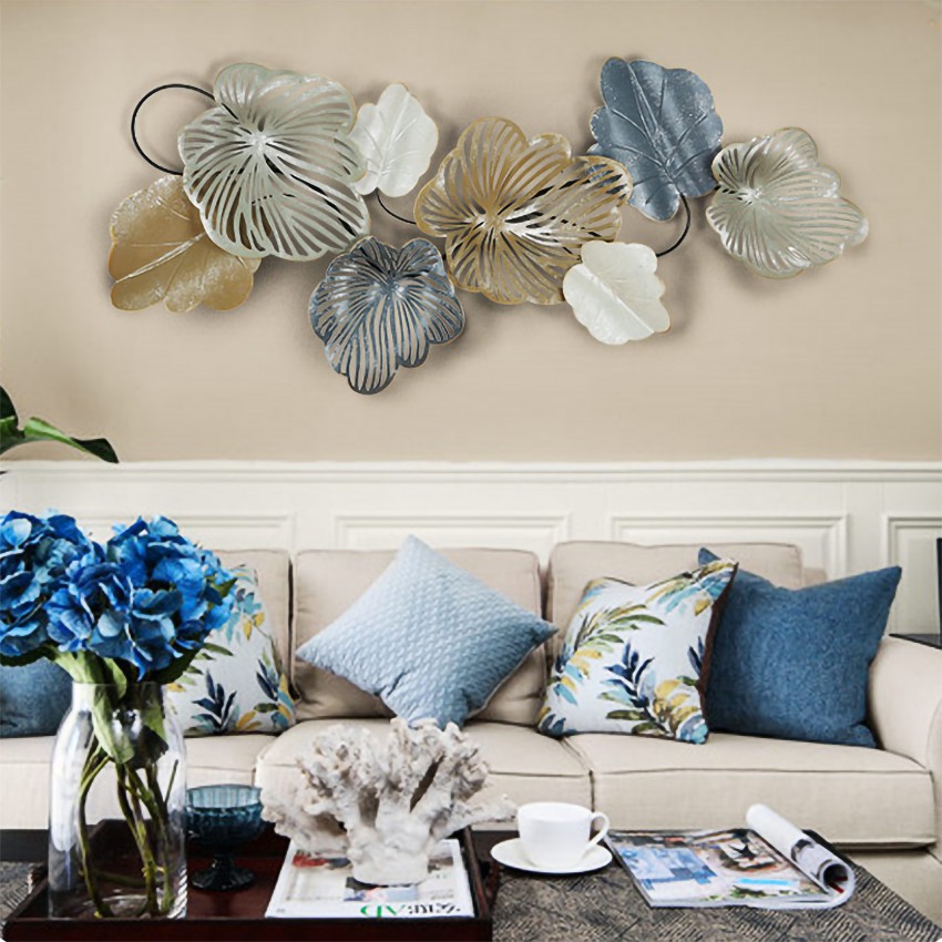 Tranh phù điêu hoa lá 3D treo tường phòng khách cao cấp - Tranh sắt treo  đầu giường phòng ngủ decor đẹp & quà tặng vợ | Shopee Việt Nam