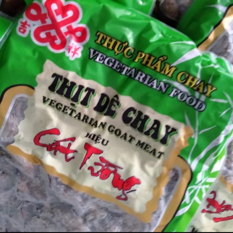 Thực phẩm chay - Thịt dê chân nấm chay 500g Cát Tường - Nhân Hạnh