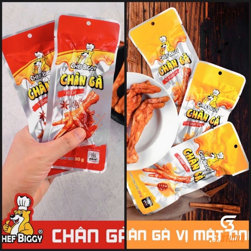CHÂN GÀ CHEF BIGGY ĐỦ VỊ CAY NGON | Shopee Việt Nam