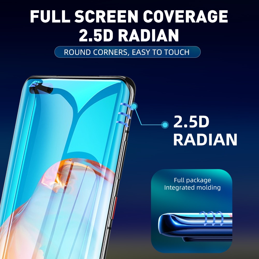 Kính cường lực 9D để bảo vệ màn hình cho Honor 500 400 Magic 8 GT Pro Air Lite Smart X9D X70 X70i X5C Plus X5B Power 2 Honor500 Full Cover Film