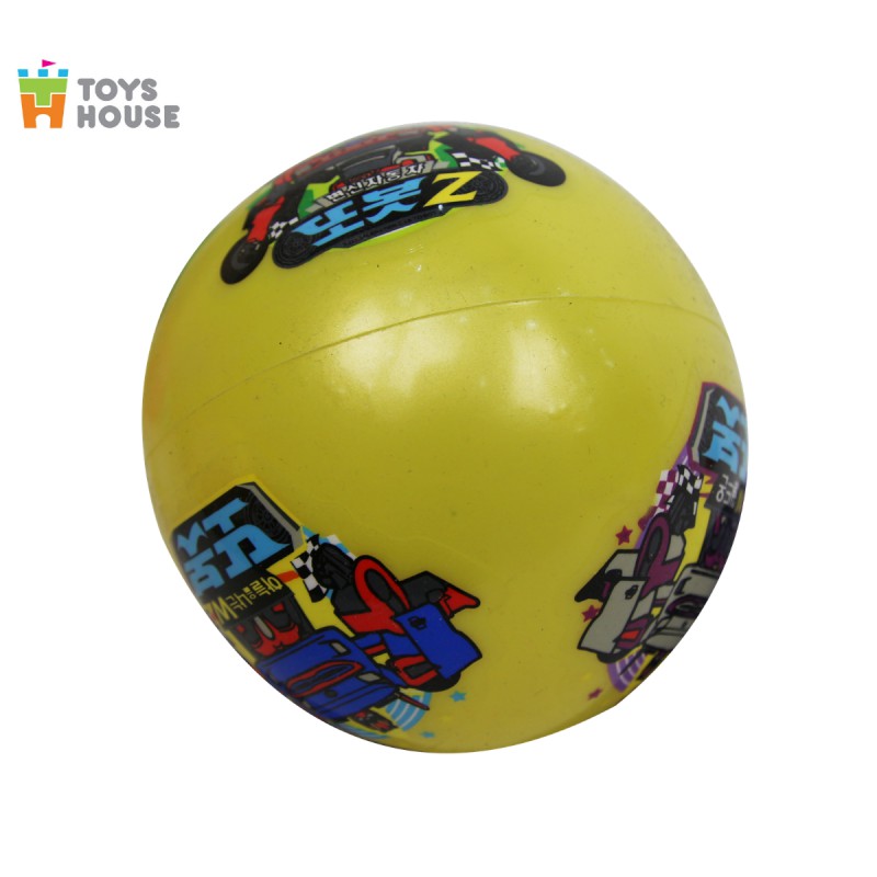 Ảnh Bóng nảy cao su bơm hơi xuất Nhật 0619-TH-001-DZ6G Toyshouse - Màu ngẫu nhiên 4