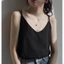 Áo hai dây đan lưng lụa basic trơn màu dáng suông A919 Kymie