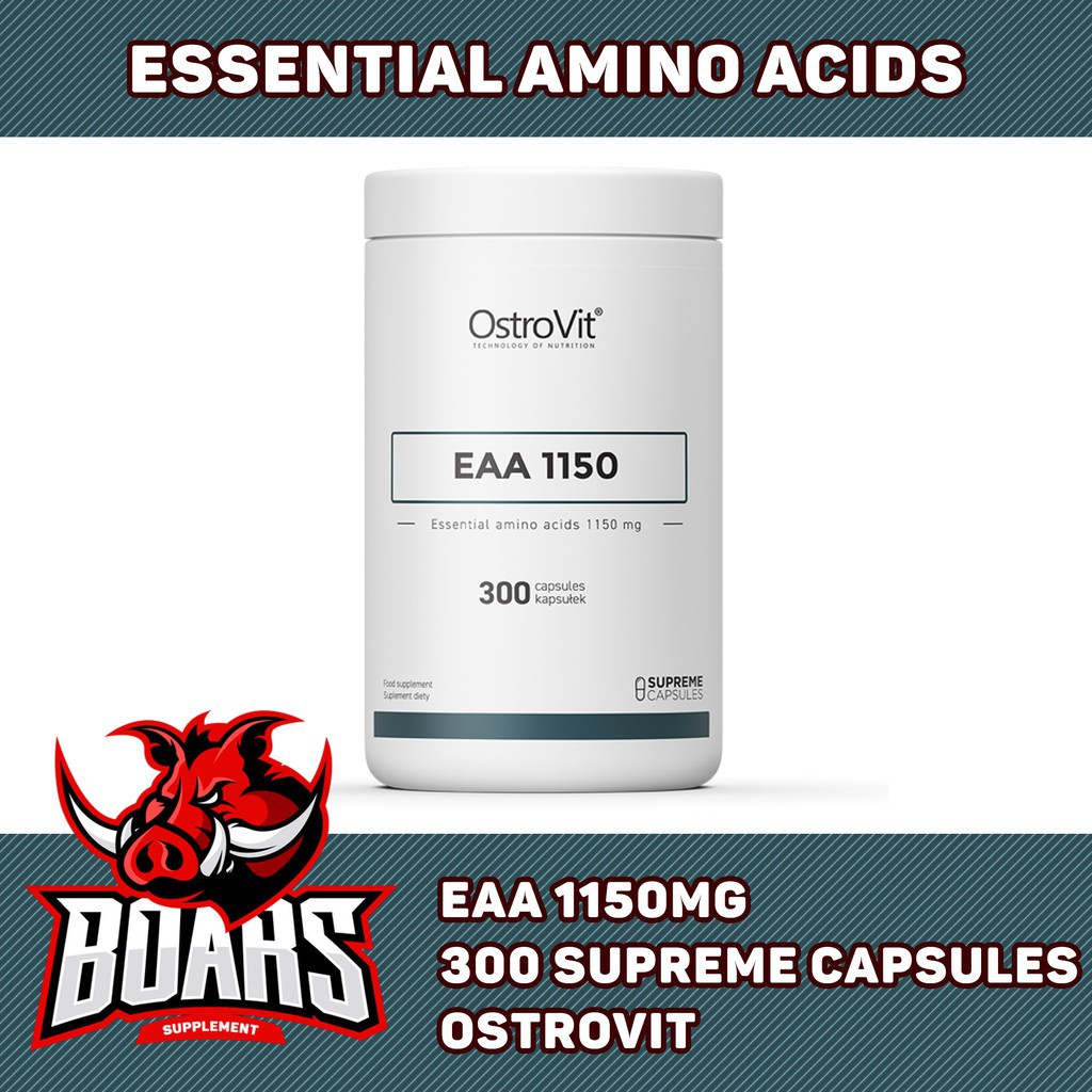 OstroVit EAA 5750mg 300 Capsules | Dạng Viên Nang Chính Hãng