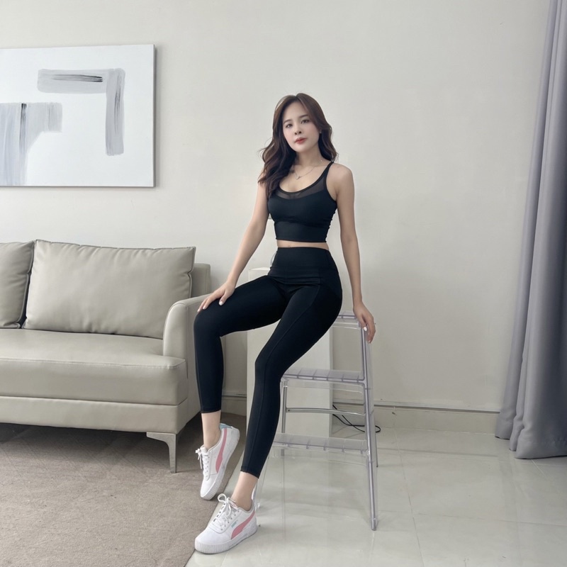 Quần Áo Tập Gym,Yoga Body Tôn Dáng Cao Cấp,Có Mút Ngực,Co Giãn 4 Chiều
