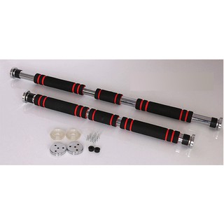Xà Đơn Treo Tường Gắn Cửa Không Cần Bắt Vít (Đỏ Đen) Đại Nam Sport + Tặng Kèm Găng Tay Tập Xà