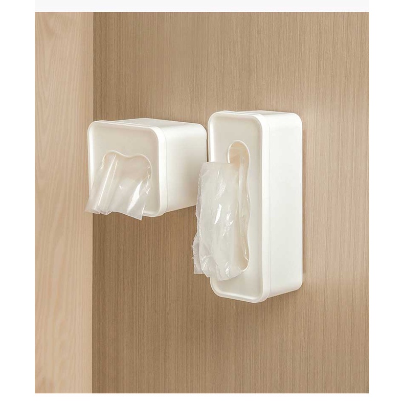 Hộp Đựng Găng Tay / Túi Rác Dùng Một Lần Bằng Nhựa Gắn Tường Tiện Lợi