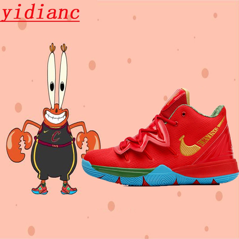 xieu GI Y Giay th thao Kyrie Irving 5 X SpongeBob co c 36 45 cho nam n XIEU r